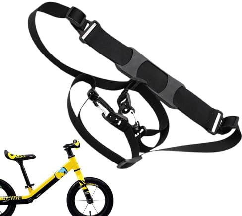 Tragegurte für Roller und Fahrräder,Tragegurt für Kinderroller - Verstellbare Scooter-Tragegurte - Weicher Strandkorb-Tragegurt, Laufrad-Rollergurte, verstellbare Schultergurtgurte