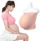 YRZGSAWJ Faux Ventre de Grossesse 6 Mois 9 Mois Realiste Silicone Ventre Femme Enceinte pour Shooting Props Cosplay (Beige, L（9 mois）)