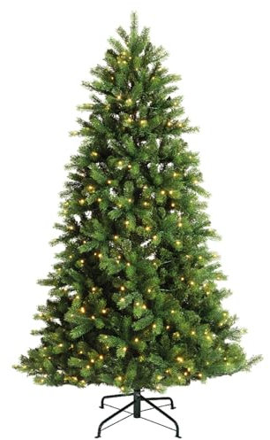 Magie di Natale Albero di natale con Micro Led in PE Effetto Real Touch + PVC Altissima qualità (Ottowa solar 180 cm)