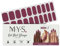 MYSc Gel Nail Wraps (Egg-Plant), Semi-Cured Gel Nail Wraps, 20 UV Gel Strips for a Long-Lasting, Salon-Quality Manicure at Home, Easy to Apply, No Smudges, Easy to Remove, Works with Any UV Lamp