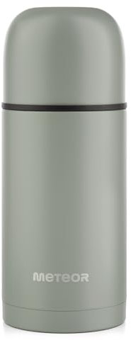 meteor Thermos da 1 litro e 750 ml, senza BPA, in acciaio inox, thermos per bambini e adulti, 2 tazze di thermos con 2 bicchieri