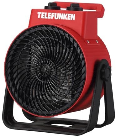 TELEFUNKEN Industrie Heizer Bauheizer Heizstrahler elektrisch Heizgebläse elektrischer Heizlüfter Heizkanone Elektro Heizer Keramikheizer Heizstrahler elektrisch | THL-3kW