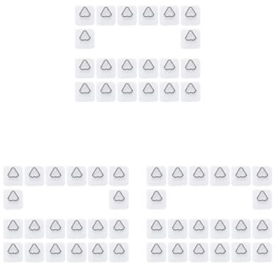 Feriuzymix 3 set di 20 ganci per appendere cornici per piatti antichi, piatti da insalata, piatti da dessert