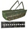 snowchecking Sac de pesée pour poissons, sac de pêche robuste, sac de transport pliable avec règle étanche de 30 cm de large pour pêche à la carpe, Voir image
