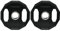 SPORTNOW Olympic Weight Plates Set, Metal and Rubber Bumper Plates Weights Discs with 2/5cm Holes, for Home Gym Weight Lifting Strength Training, 2 x 10kg, Black