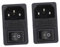 HOLIDYOYO 2Pcs Ac Power Socket Connector Pin Plug Inlet Module Professional Design for Dishwasher Printer Tv Air Conditioner Easy Installation Stable Performance