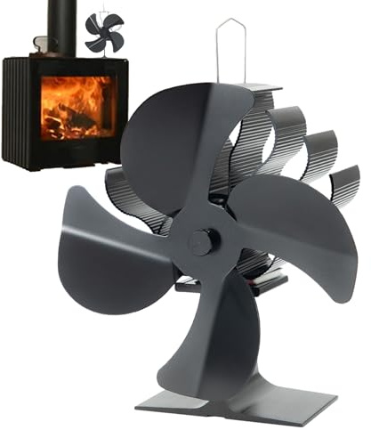 Ventilatore per stufa alimentato a calore | Ventilatore per stufa a legna non elettrico, termoelettrico per stufe a legna, bruciatori, per caminetti
