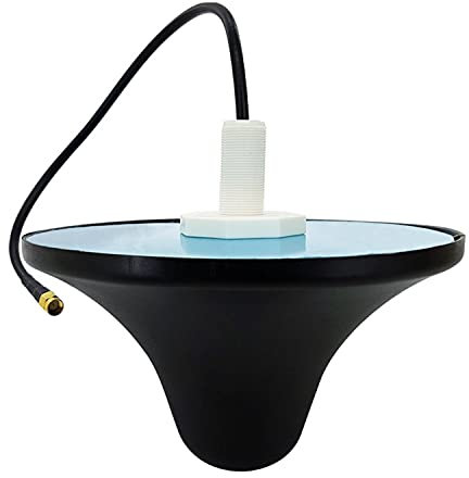 3dBi GSM 4G Penta-Band Omni Ceiling Antenna SMA-Type Male Black - Antennas