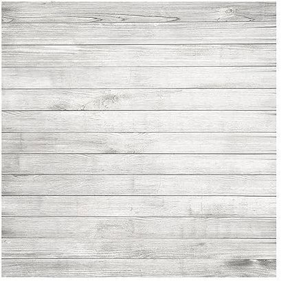 YongFoto 1,5x1,5m Vinyl Foto Hintergrund Holzboden Weißes Hölzernes Hellgraues Rustikales Hölzernes Holz Brett Fotografie Hintergrund für Photo Booth Baby Party Banner Kinder Fotostudio Requisiten