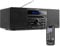 Audizio Prato - DAB Radio mit CD-Player, MP3-Player und Bluetooth, USB, FM-UKW, Fernbedienung, Display-Dimmer Funktion, Sleeptimer, Radiowecker, Stereo-Lautsprecher 60 Watt, Schwarz