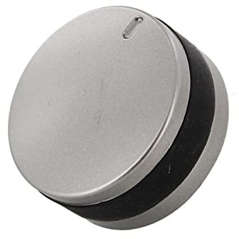 Paxanpax '12 O'Clock Type' Silver Oven Knob Compatible for Howdens Lamona LAM3200, LAM3207, LAM3300 Series
