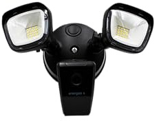 Energeeks Observer II - Cámara Vigilancia Exterior WiFi - IP65-1080p - Foco Iluminación Automática/Programada - Sensor Crepuscular - Detección Movimiento - Visión Nocturna - Alm. SD/Nube