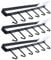 MAIXINNEW 3 Pcs Mug Hooks Under Shelf, Cup Hanger Under Cupboard with 6 Hooks, Under Shelf Mug Hanger for Mugs, Cups Organizer and Kitchen Utensils