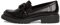 Jana Damen Loafer ohne Absatz Elegant Vegan, Schwarz (Schwarz Nappa), 38 EU