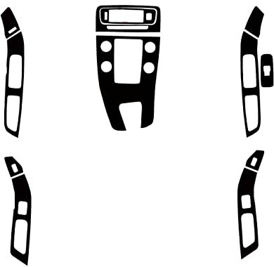 KJWPYNF per Volvo V60 S60 2011-2018, Pellicola Lucida in Auto Camion Interni Decorazione DIY Adesivo Accessori per Lo Styling dell'auto