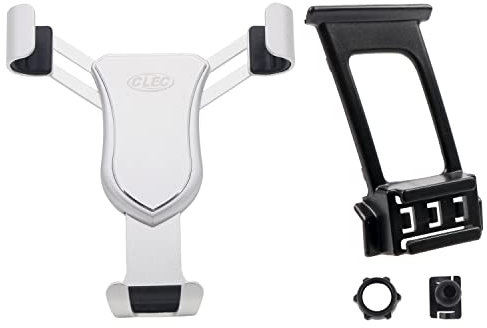 HIGH FLYING für Q3 8U 2011-2018 Handyhalterung Handyhalter Auto Lüftung KFZ Halterung (Silber)