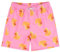 MADHERO Herren-Badehose mit lustigem Muster, mit Netzfutter, Badeshorts, Rosa Ente, Medium