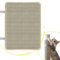 Cat Nail File Scratcher - Scratch Pad Wrapped Around Scratching Post With 80 Aluminum Oxide Grit - Helps Trim Nails and Protect Post