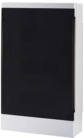 Lion Electric Boîte de distribution en saillie - 36 modules - 3 rangées - Pour interrupteur - Installation électrique - Sans halogène - Avec rail DIN - IP40 - Pour tous les espaces intérieurs