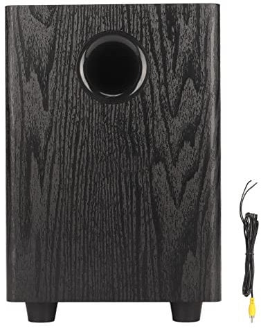 Subwoofer Passivo Ad Alta Potenza da 150 W, Domestico Con Base Macchina da 40 Mm, per Stereo Home Theater, 6,5 Pollici, Nero