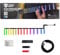 VISUAL NOTE- KIT G, Dispositivo per Apprendimento e Insegnamento della Chitarra, Composto da una lamina LED RGB per la Tastiera e da un APP, compatibile con Elettriche e Acustiche Scala 630 mm
