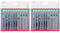 Bosch Professional 10-Piece Jigsaw Blades Set (for Wood, Accessories for Jigsaws with T-Shank) (Pack of 2)
