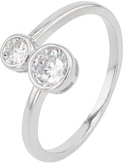 NOELANI Ring 925 Sterling Silber Damen Ringe, mit Zirkonia synth., Weiß, Kommt in Schmuck Geschenk Box, 2037858