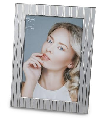 formano Fotorahmen, Bilderrahmen für Fotoformat 13x18cm Silber