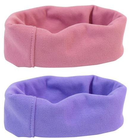 Cache Cou Chien, 2 pièces Tour de Cou et d'oreilles pour Chien, Cache Oreilles pour Animaux de Compagnie, pour Le Bain, Le toilettage, réduction du Bruit, multicolore, S(17 * 12 * 0.5 CM)