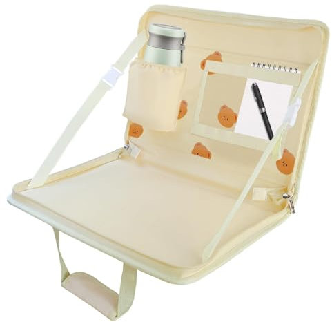 Mesa Con Bandeja Para El Asiento Trasero - Mesa Con Bandeja Para El Automóvil, Bandejas De Comida Plegables | Organizador De Coche, Bandeja Para Asiento Trasero De Comida, Bandeja De Viaje De Diseño