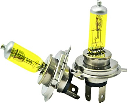ruehalf 2x ampoules de phares de voiture HB2 9003 H4 12V 100W 60W Auto ampoule halogène jaune 3000K verre de Quartz phare de voiture XENON H4 phare antibrouillard de voiture(100W 90W)