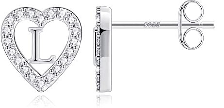 TINGN Ohrringe Mädchen - Buchstaben Herz Ohrringe für Mädchen Ohrringe Mädchen Geschenke für Mädchen Ohrstecker Mädchen Ohrringe Teenager Mädchen Geschenke Stecker Buchstaben Damenohrringe Schmuck