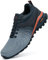 Kricely Traillaufschuhe Herren Laufschuhe Straßenlaufschuhe Sneaker Leicht Wanderschuhe Fitnessschuhe Trekkingschuhe （Marine Blau 48）