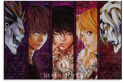KEEP MARY Comic Series Death Note 012 Poster Dekorative Malerei Leinwand Wandkunst Wohnzimmer Poster Schlafzimmer Malerei 08x12inch(20x30cm)