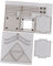 F Fityle Kit de ensamblaje de Modelos de construcción DIY, Modelo de construcción en Miniatura 1/50, Paquete de Materiales Divertidos Hechos a Mano, Regalo, Pabellón