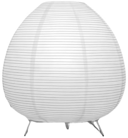 GOEDCH Reispapier Lampenschirm: Retro Reispapier Nachttischlampe mit Weiß Schirm und Europäischer Standardstecker, Druckknopfschalter Reispapier Lampe für Schlafzimmer und Wohnzimmer (23 x 21CM)