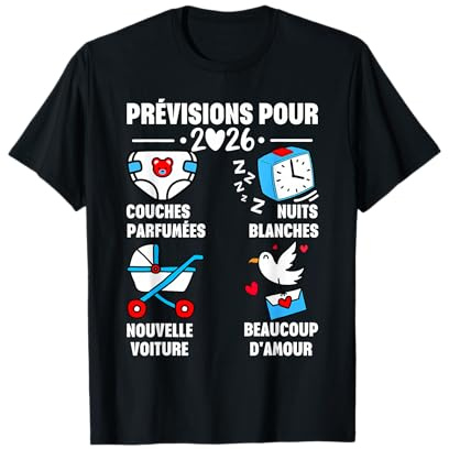 Homme bientôt Papa 2026 Annonce Humour, Cadeau Futur Papa 2026 T-Shirt