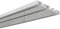 GARDINIA Aluminium-Vorhangschiene 3-läufig weiß 150 cm
