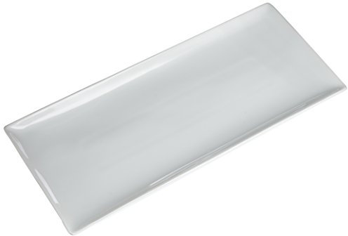Borella Casalinghi 23968 Piatto Rettangolare, Ceramica, Bianco