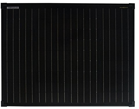 Enjoy solar Mono 50 W Black 12V Panneau solaire monocristallin Panneau solaire photovoltaïque idéal pour camping-car, abri de jardin, bateau
