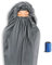 Litume Thermolite Ganzjahres-Schlafsack-Liner Add Up bis 12C, Mumien-Schlafsack-Rucksack, Camping, Leichter Schlafsack mit Kordelzughaube (E626x1)