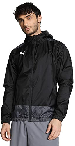 Puma teamGOAL 23 Training Rain Jacket Veste Imperméable Homme, Black-Asphalt, 3XL