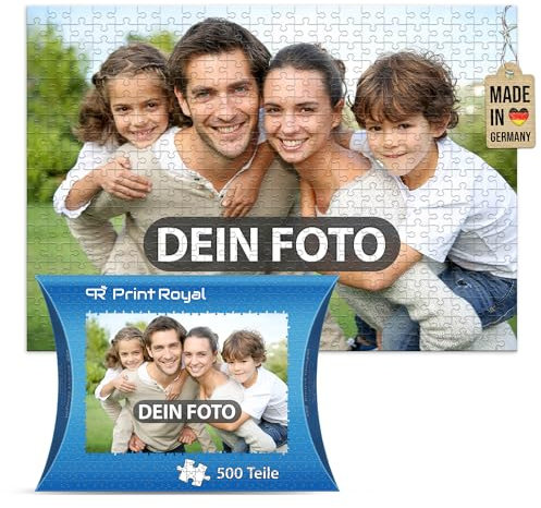 Foto-Puzzle 24-1000 Teile/inkl. Verpackung/mit eigenem Bild Bedrucken Lassen - 500 Teile - Kartonverpackung