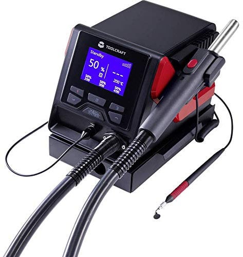 Toolcraft TPS-800 Heißluftstation digital 1000W 100-480°C