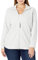 Amazon Essentials Giacca in pile morbido con cerniera intera dal taglio classico (disponibile in taglie forti) Donna, Grigio Chiaro Puntinato, XS