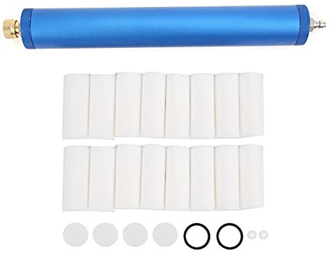 Filtro Acqua Olio, Pompa Filtro Aria PCP 30MPa Separatore Acqua Olio Ad Alta Pressione con 20 Elementi Filtranti Riparazione Manutenzione Automatica