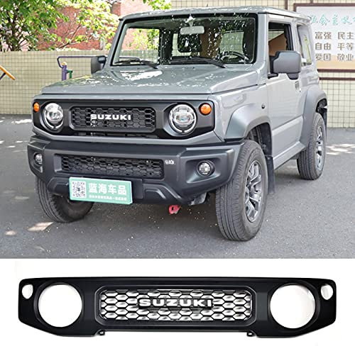 Auto Griglie anteriori e griglie radiatori per Suzuki Jimny JB64 JB74 2018-2020, ABS Car Front Bumper Griglia Accessori Per Auto