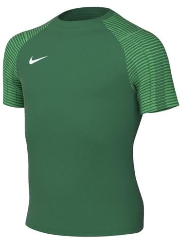 NIKE Unisex Y Nk Df Academy Jsy T-Shirt, Pine Green/Hyper Verde/White, L UK
