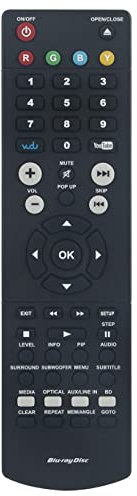 Replaced Remote Control fit for RCA Blu-Ray Disc Player RTB10323LW RTB10323L RTB10223 RTB10220 RTB1016WE RTD3276H RTB1013