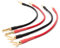 enoaudio Mogami 3103 High Definition Bi-Wire-Lautsprecherkabel (4er-Set) | VIABLUE 24k Gold T6S Bananenstecker - Kabelschuhe (Spades), 10 cm